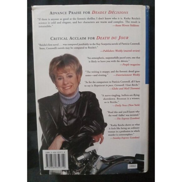 Deadly Decisions by Kathy Reichs – Temperance Brennan Thriller HC - Picture 2 of 3
